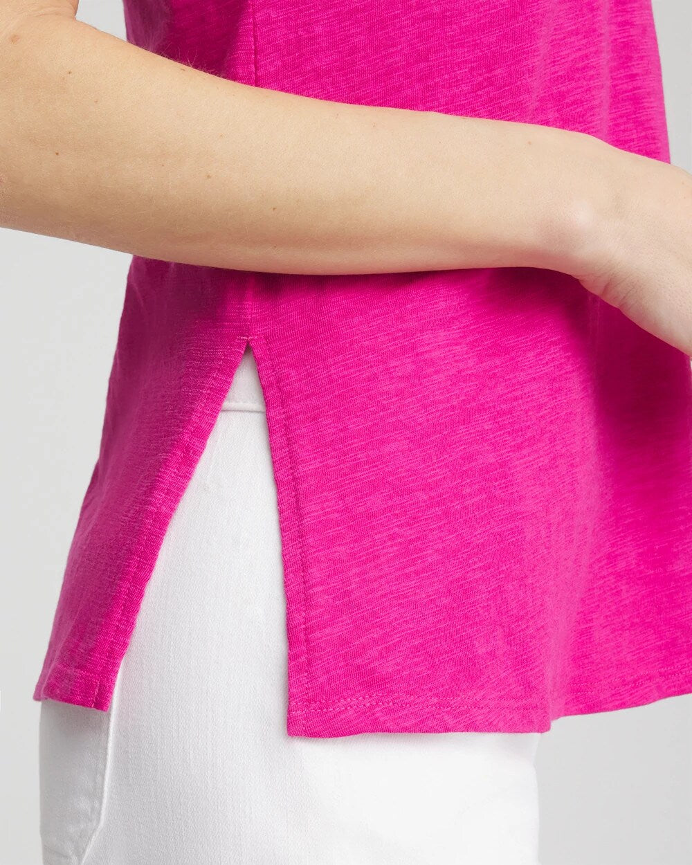 Chico's Sale - Slub Sleeveless Collared Tunic